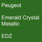 Preview: Peugeot, Emerald Crystal Metallic, EDZ.